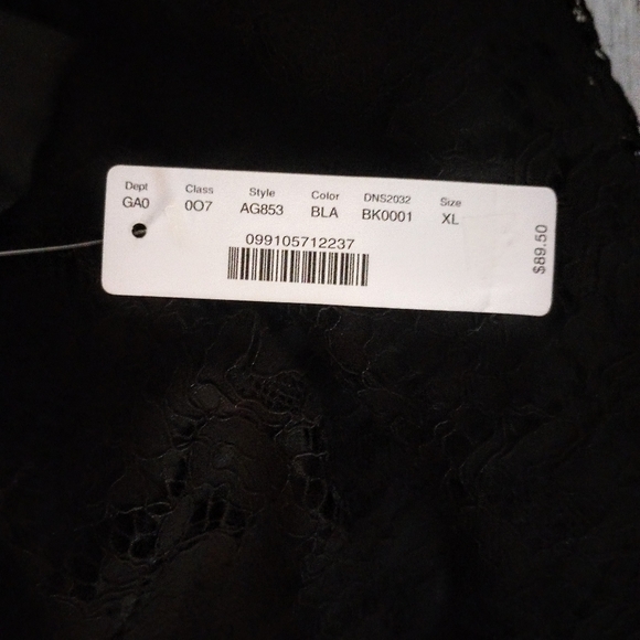 NWT J. Crew Tie Neck Lace Top - Picture 8 of 8